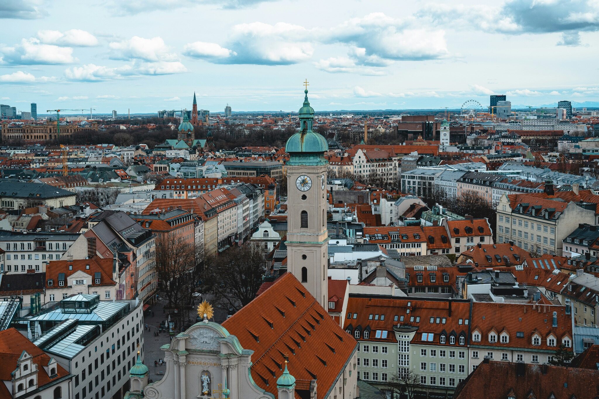Panorama der Münchner Innenstadt